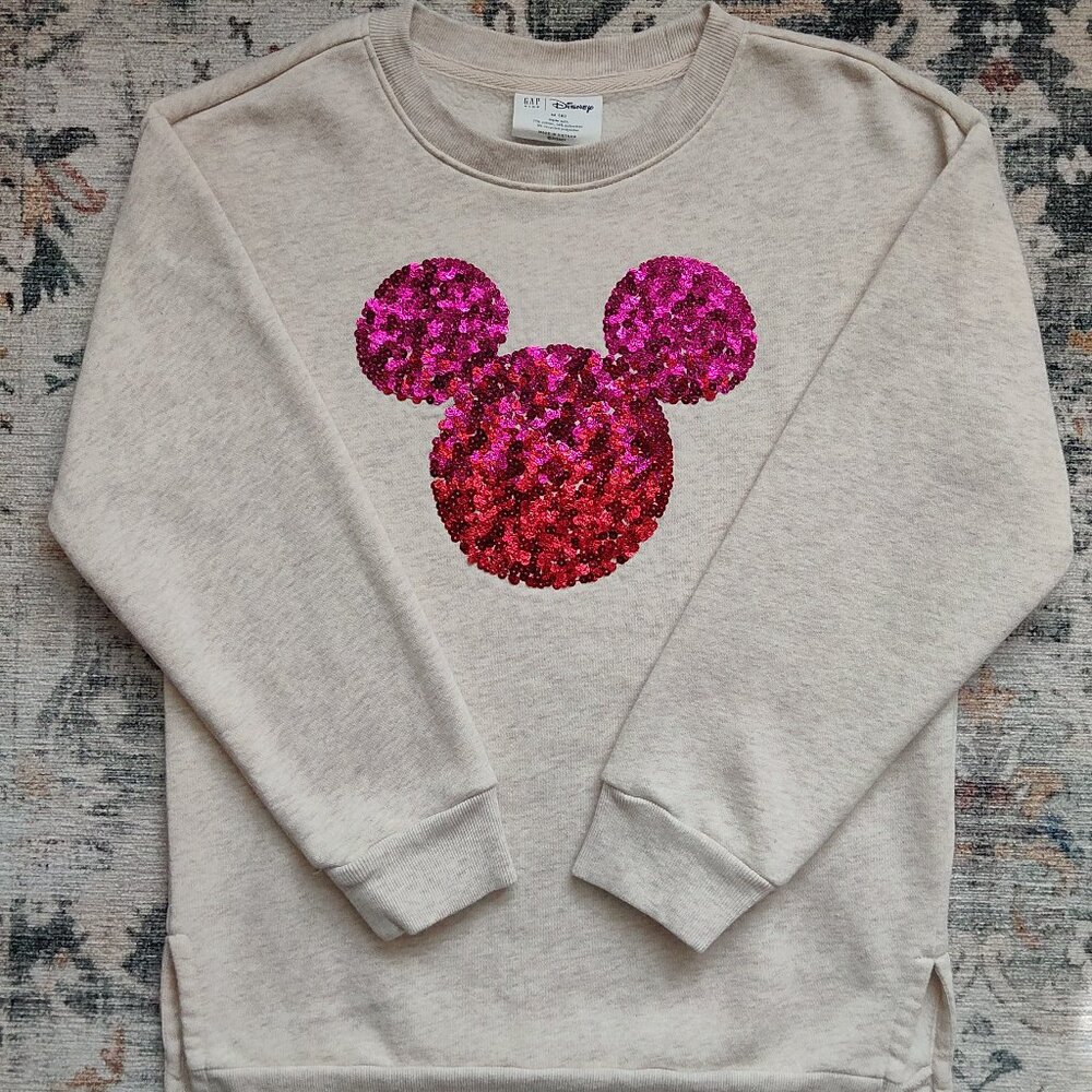 GAP Kids Disney Mickey Sweatshirt SZ Medium (8) EUC